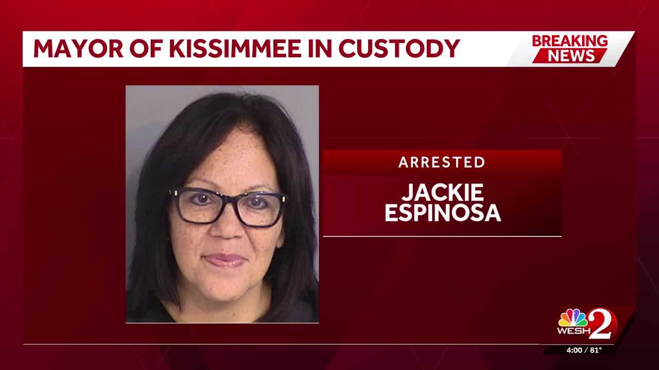 Kissimmee Mayor Jackie Espinosa arrested on grand theft, fraud charges — WESH 2 Orlando, Ponte Vedra Beach Government news