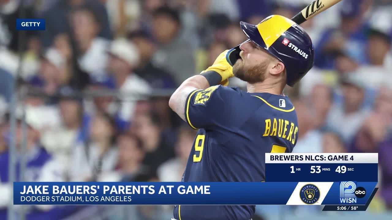 Parents of Brewers 1st baseman Jake Bauers couldn't be more proud — WISN 12 Milwaukee, Ponte Vedra Beach Sports news