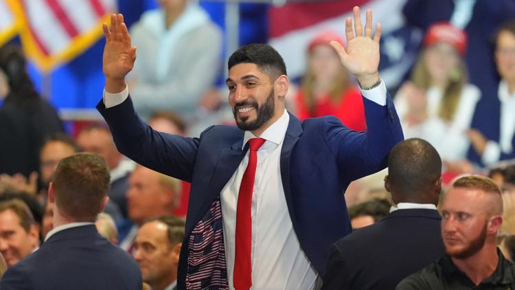Enes Kanter Freedom refuses to sit in luxury suite of State Farm Arena and leaves WNBA Finals — First Coast News Sports JAX