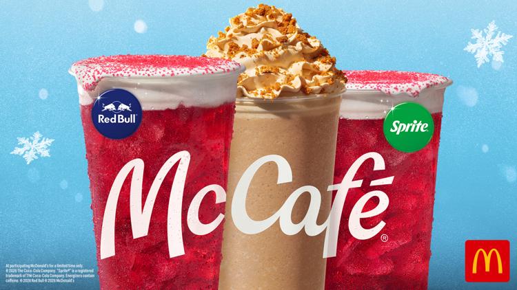 McDonald's launches winter drink menu, including cranberry flavor and caffeine for the holidays — First Coast News Life JAX