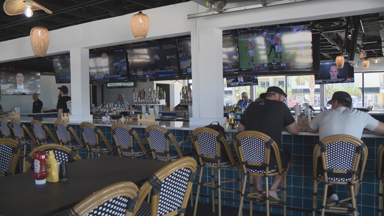 Jacksonville Beach bars expand outdoor spaces for Jaguars fans during stadium renovation — First Coast News Local, Ponte Vedra Beach Business news