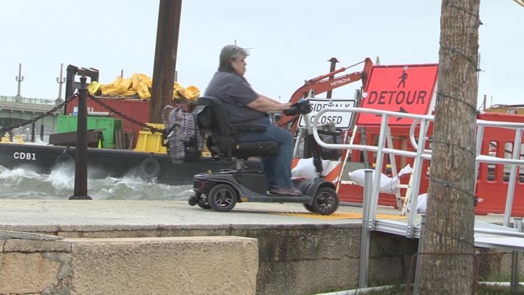 FDOT plans ahead for King Tide as Matanzas River seawall project prompts pedestrian detour — First Coast News Local, Ponte Vedra Beach Schools news