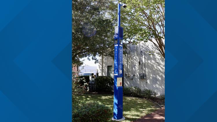 City of Brunswick adds blue light emergency towers — First Coast News Local, Ponte Vedra Beach Community news