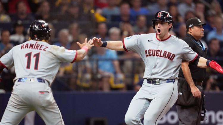 Chase DeLauter and José Ramírez lead the Guardians to a 7-3 win over the Rays in Game 1 of the ALCS — WTSP Sports Tampa Bay, Ponte Vedra Beach Sports news