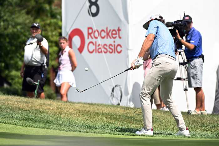 Cameron Young shares 2nd-round lead at Rocket Classic after cooling off to shoot 9-under 61 — News4JAX Sports, Ponte Vedra Beach Sports news