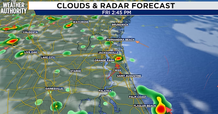 Showers, thunderstorms increase into the weekend for Northeast Florida, Southeast Georgia — News4JAX Local, Ponte Vedra Beach Community news